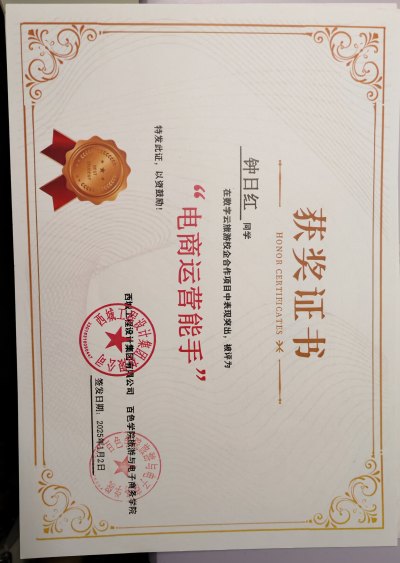 2025年在校企合作项目中获得电商运营能